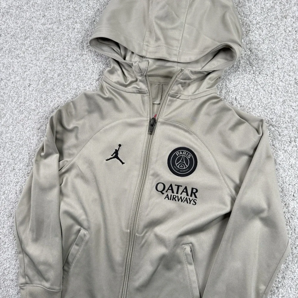 Boys Jordan Paris Saint-Germain Full Zip Hoodie Jacket Small Soccer